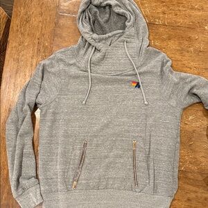 Aviator Nation Heather Grey Ninja Hoodie